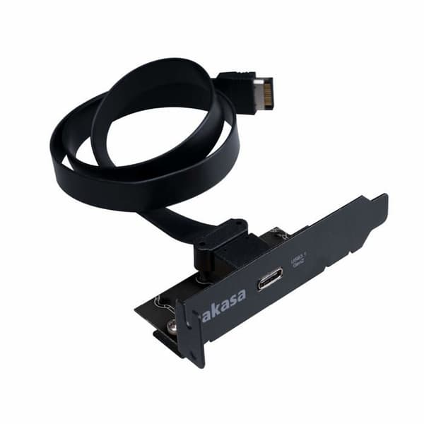 Adapter och kabelanslutning - AKASA - AK-CBUB53-40BK - Svart - Hane/Hona - Temperatur 0-55°C