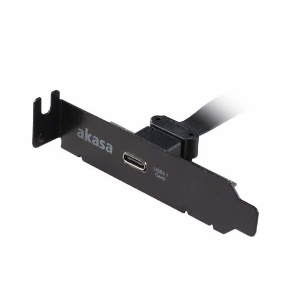 Adapter och kabelanslutning - AKASA - AK-CBUB53-40BK - Svart - Hane/Hona - Temperatur 0-55°C
