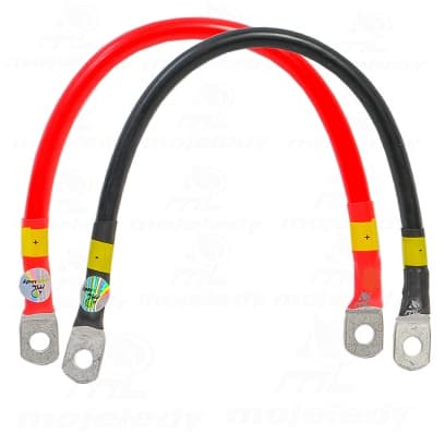 2x 30cm batterianslutningskabel 25 ML-PA25