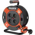 Pikkukuva 1 / 2: Gör-det-själv rulle - QUARX - 25m - H05VV-F 3G1.5mm² - Termisk strömbrytare - Barnskydd