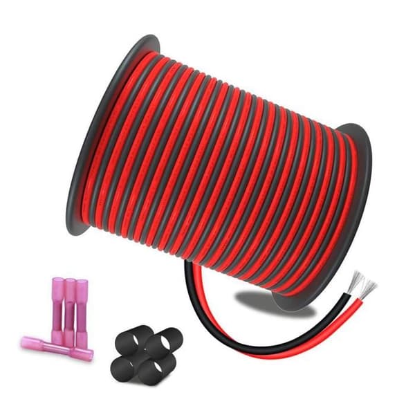 Kabel Elektrisk - Tråd Elektrisk -18 AWG,30M,0.82mm², Förlängning 2pin Tråd I Koppar Belagd - För LED Remsa Lampa Band Band Belysning