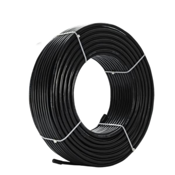Solenergi Kabel, 10/12 AWG Tråddiameter, Holdbar PVC Isolering,sort, 100m, 12 AWG-4mm2