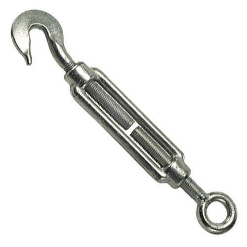 Galvaniserade spännare M 6 mm 1/4" hushållsbruk