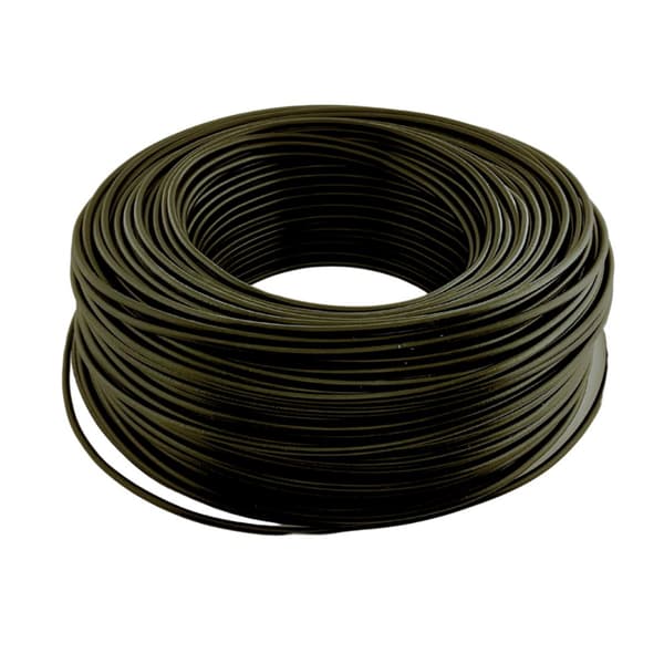 Asennuskaapeli H05V-K (LgY) 1mm² monisäikeinen MUSTA 100m