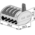 Miniatyrbild 2 av 5: Femvägs snabbkoppling, öppning, 0,5-4 mm² OVO2,5-5