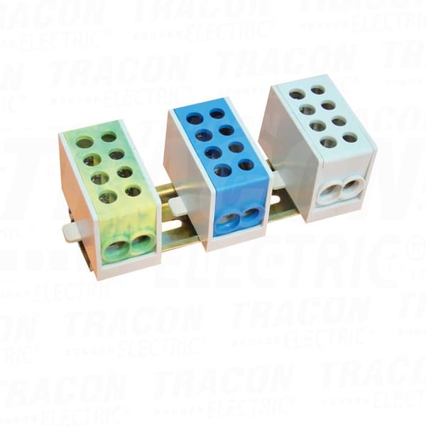 Kompakt samleskinnekonnektor, grå 1x35+1x25mm2 400VAC, 125A