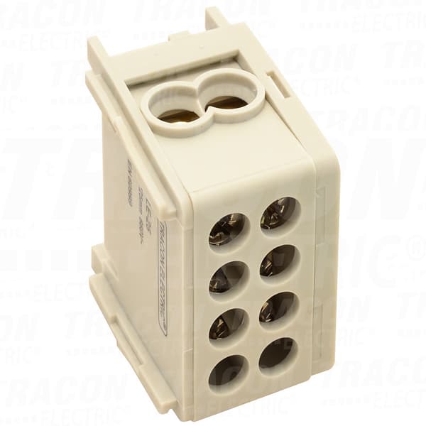 Kompakt samleskinnekonnektor, grå 1x35+1x25mm2 400VAC, 125A