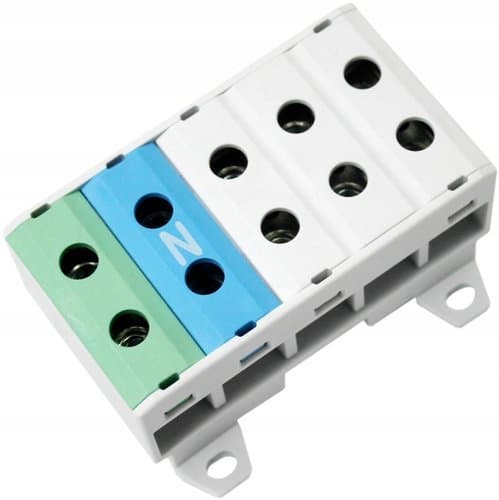 Skinneforbindelse 5 x 2,5 - 35 mm² farvet TRACON FLEAL-35 3-faset, N, Beskyttende