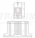 Pikkukuva 2 / 2: Kompakti virtakiskoliitin, harmaa 2 x 95 mm2