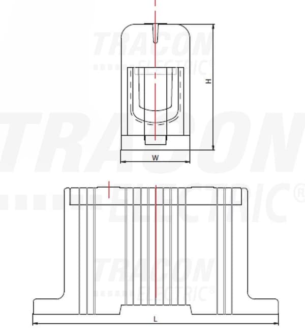 Kompakt samlingsskenekontakt, blå 3 x 95mm2