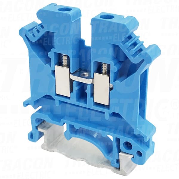 Ruuvattava nollaliitin kiskoon, sininen 0,2-4 mm2, 41A ZUG