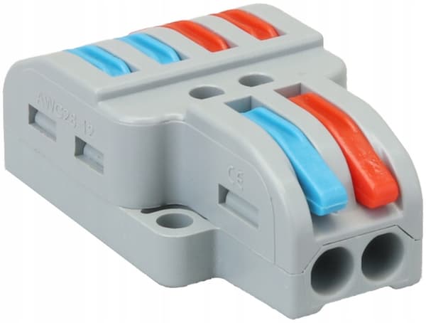 Snabbkopplingar för spakar, 2 till 4 spår, 0,5 - 4 mm², OVO2P24 TRACON
