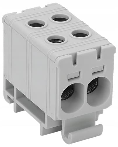 SKENKONTAKT grå 2 x 2,5-35mm² 135A TRACON FLEAL-35/2