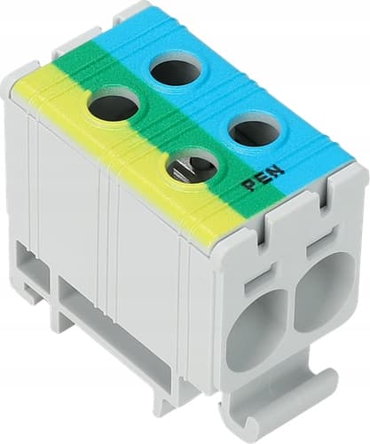 SKENKONTAKT Blå Gul Grön 2 x 2,5-35mm² 135A TRACON FLEAL-35/2KZS