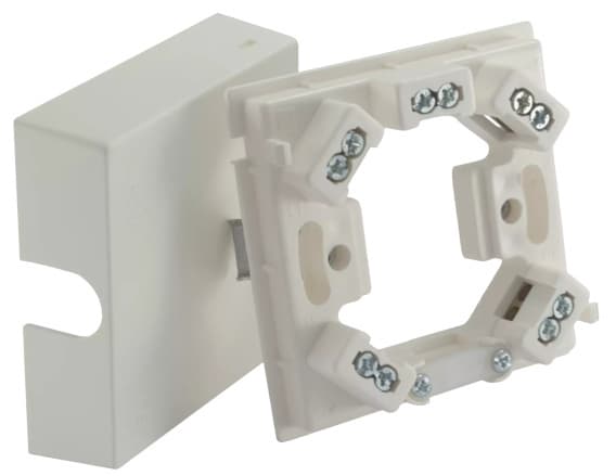 Induktionskomfur og kogepladeboks 80x80x25 mm, 5 terminaler 6mm²