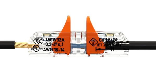 Kaapelin pikaliitin 2x0.2-4mm² WAGO 221-2411