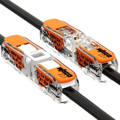 Kaapelin pikaliitin 2x0.2-4mm² WAGO 221-2411