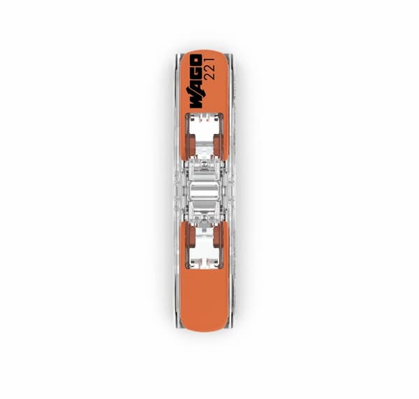 Kaapelin pikaliitin 2x0.2-4mm² WAGO 221-2411