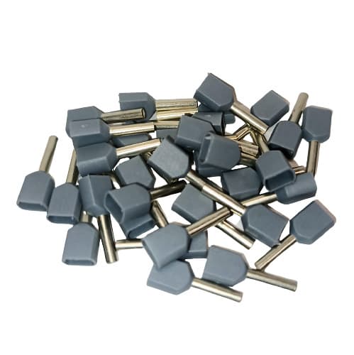 KABELHYLSA ISOLERAD HYLSAKLONTAKT 2x0,75mm² - 8mm 100st