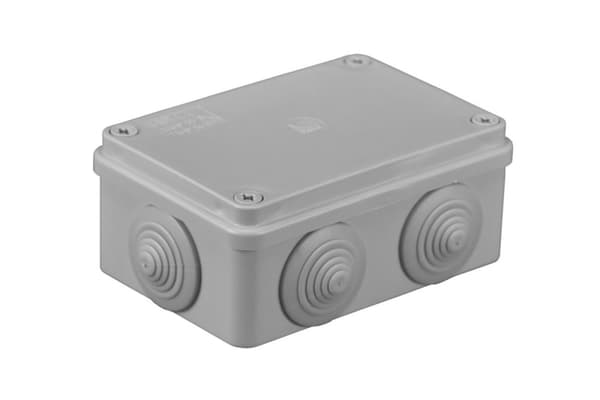 Hermetisk boks S-BOX 206 120x80x50 IP65 med forskruninger
