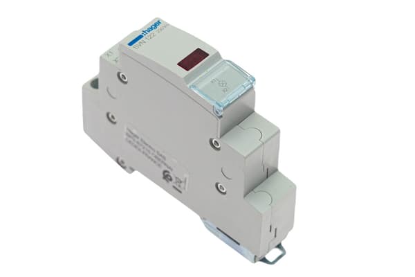 HAGER LED signallampe rød 230VAC SVN122