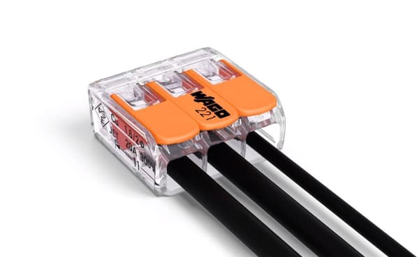 Snabbkoppling 3x0,14-4mm² WAGO 221-413