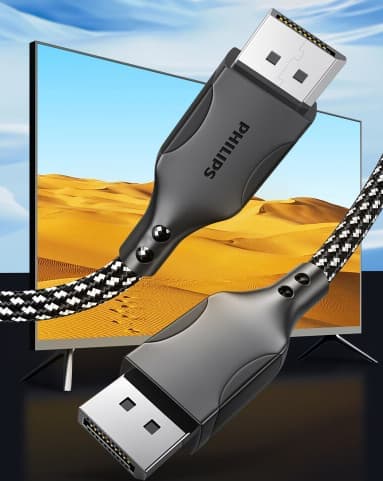 Philips DP -kaapeli 1,5 m 8K HD DisplayPort -tietokoneen näytönohjain pelikaapelin monitorointiin