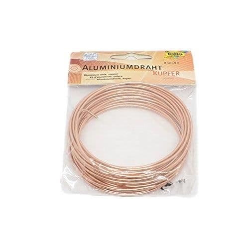 Aluminiumtråd - FOLIA BRINGMANN - KOPPAR - 2mm - 5m