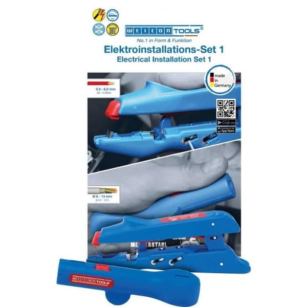 WEICON TOOLS No 300 + No 13 52881001 0,5 till 6,0 mm² kabelavdragare