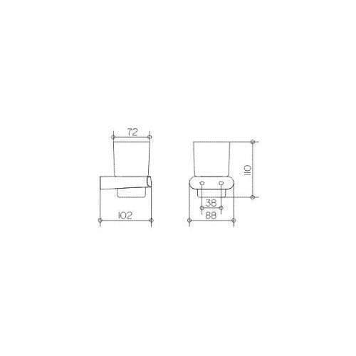 Keuco Tandkrus Elegance Krom - 11650019000