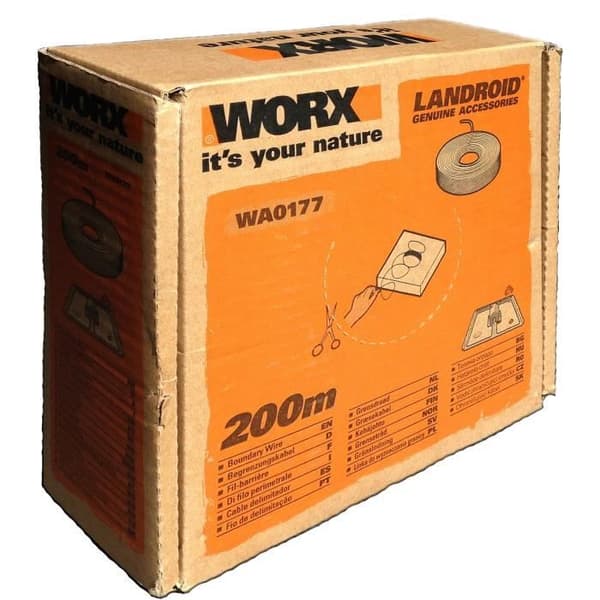 WORX begränsningsslinga för Land Roïd Mähroboter 200 m Paket med 1 WA0177