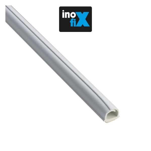 Paket med 3 självhäftande kabelskydd Cablefix 10,5 x 10 mm vit