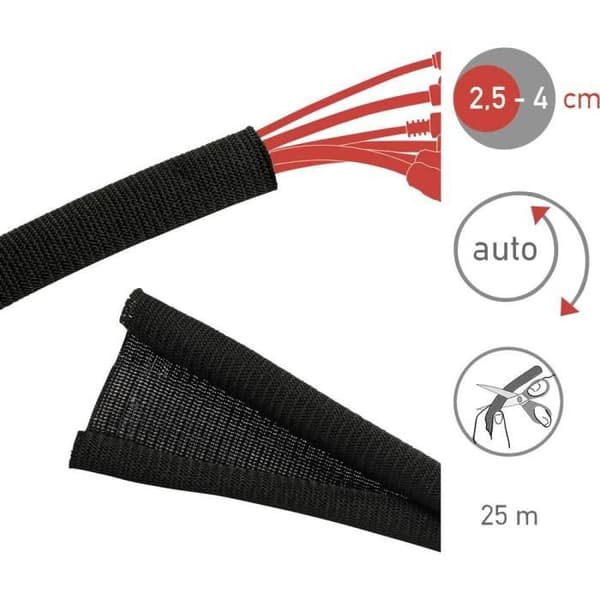Märk Cable PRO 5110 Kabelhylsa 19 tum Svart 1 st (s)