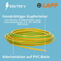 Miniatyrbild 2 av 4: Kabel - tråd - mantel Lapp - 4520005