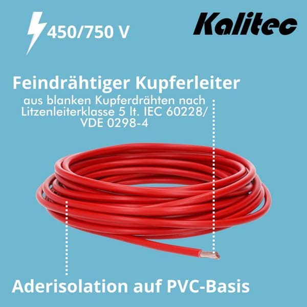 Elkablar - flätor - Kalitec ledare - 00012033-10