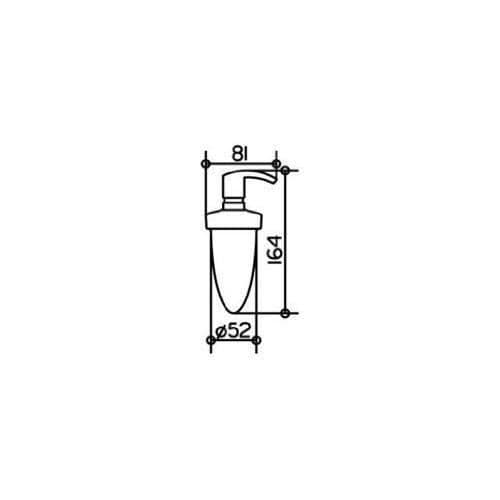 Keuco Smart pump krom för Lotiondispenser - 02353010000
