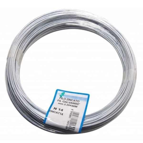 Galvaniserad spänntråd 2,10mm rulle 50ml