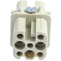 Miniatyrbild 3 av 3: Kabel - tråd - mantel Harting - 09 36 008 3101 - Buchseneinsatz Han® D 8 + PE Crimpen 1 St. ()