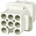 Miniatyrbild 2 av 3: Kabel - tråd - mantel Harting - 09 36 008 3101 - Buchseneinsatz Han® D 8 + PE Crimpen 1 St. ()
