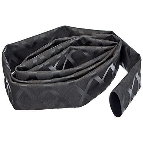 Värmereducerande sleev - DELOCK - Mönster X - 1m - 20mm - Svart gummi