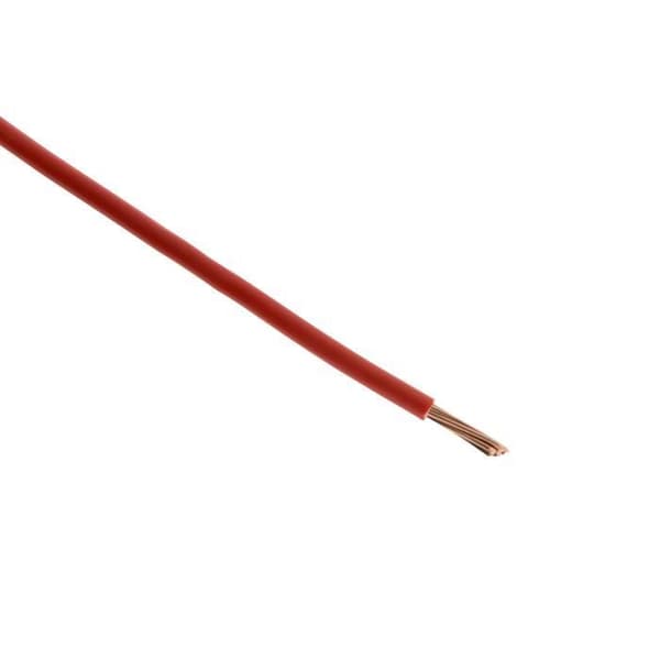 Nätkabel - ZENITECH - HO7V-R - 6mm² - Röd - 5m
