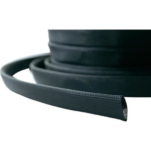 Flätad hylsa - LAPPKABEL - SILVYN BRAID PA6 - 10 m - Svart - Skydd mot gnagare