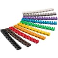 Miniatyrbild 1 av 2: Markeringsklämmor för 2,5 mm kabel - GOOBAY - Set med 10 x 10 färger