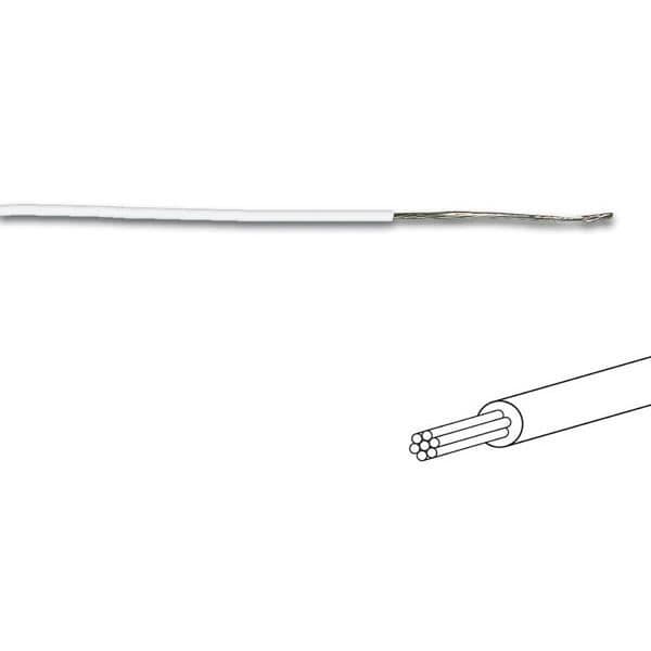 Velleman KABELLEDNING 7x0,193mm (0,20mm) BL...