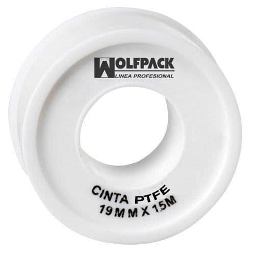 Cinta PTFE Wolfpack 12 mm. x 10 m.