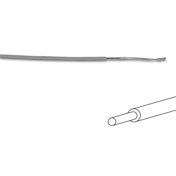 Kabeltråd - VELLEMAN - Enkelttråd - 100m - 1.4mm - Förnicklad koppar - PVC