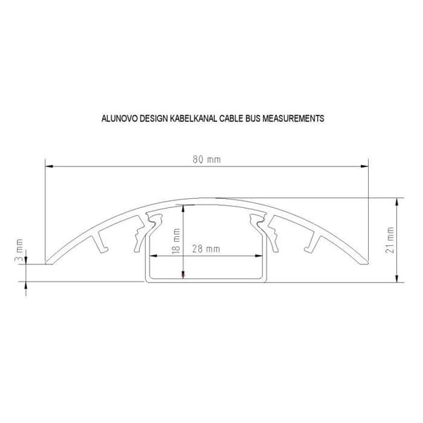 Kabel - fil - Alunovo multimedia n:ext - HW90-060