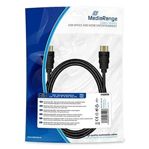 MEDIARANGE HDMITM HIGH SPEED ETHERNET-ANSLUTNINGSKABEL MED CONTA
