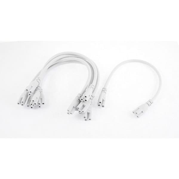 Fil Kabel SOURCING KARTA 6St 250V 2,5A Fluorescent LED Rör Ljus Dubbel Finn T5 Kontakt Kabel