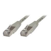 MICROCONNECT SSTP603-kabel - Cat6, 3M, Grå - hane/hane